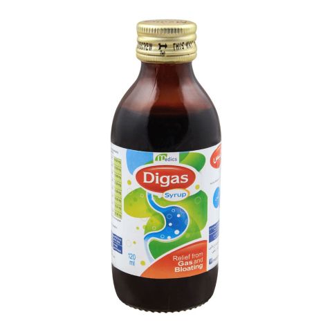 Medics Digas Syrup, 120ml Medics Digas Syrup, 120ml - Image 1