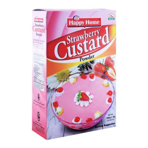 Happy Home Strawberry Custard Powder 300g Happy Home Strawberry Custard Powder 300g - Image 1