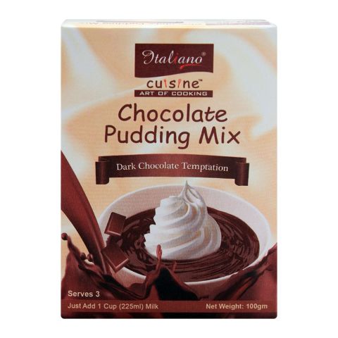 Italiano Chocolate Pudding Mix, Dark Chocolate Temptation, 100g Italiano Chocolate Pudding Mix, Dark Chocolate Temptation, 100g - Image 1