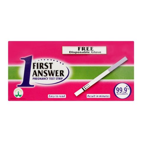 First Answer Pregnancy Test Strip Kit First Answer Pregnancy Test Strip Kit - Image 1