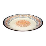 Sky Melamine Deep Plate, Black, Classic Design, Durable Tableware