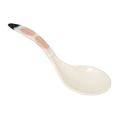 Sky Melamine Big Soup Spoon, Black, Classic Design, Durable Kitchen Utensil Sky Melamine Big Soup Spoon, Black, Classic Design, Durable Kitchen Utensil - Image 1