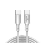 West Point 2.4A Type C Fast Charging Cable, 1.0m Length, White, WP-311