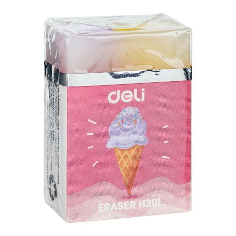 Deli Ice Cream Eraser, Assorted Colors, 1-Pack, EH301 Deli Ice Cream Eraser, Assorted Colors, 1-Pack, EH301 - Image 1