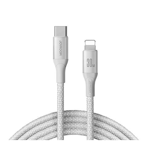 Joyroom Flash Series Type-C To Lightning Fast Charging Data Cable, 2 Meter, 30W, White, S-A28 Joyroom Flash Series Type-C To Lightning Fast Charging Data Cable, 2 Meter, 30W, White, S-A28 - Image 1