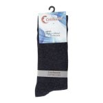 Cottheaven Men's Cotton Lycra Full Milange Socks, Blue