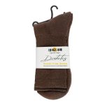 Feel Diabetes Elastic Free Socks, Brown