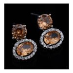 SJ Women's Earrings Jewellery, Silver Shampion, ER00301