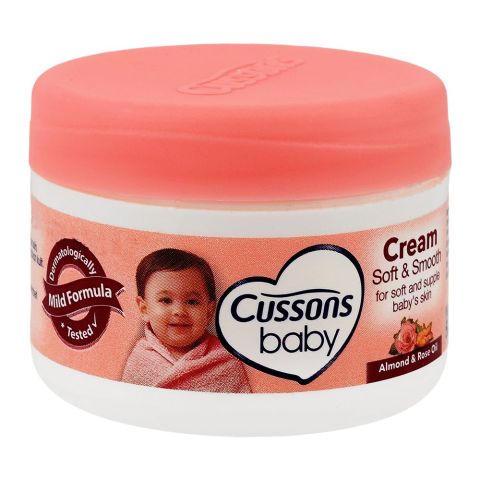 Cussons Baby Soft & Smooth Almond & Rose Oil Cream, 50g Cussons Baby Soft & Smooth Almond & Rose Oil Cream, 50g - Image 1