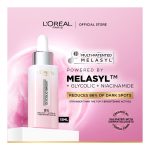 L'Oreal Paris Glycolic-Bright 8% Melasyl Anti-Dark Spot Brightening Serum, Glycolic + Niacinamide, For Sensitive Skin, 15ml
