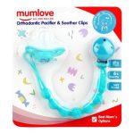 Mum Love Orthodontic Pacifiers & Soother Clips, BPA Free, 6+ Months, Green, P1039-8 M