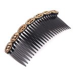 SJ Women's Hair Comb, Brown, HC-00605