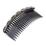 SJ Women's Hair Comb, Black, HC-00606