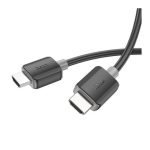 HOCO HDTV 4K HD Data Cable, 2.0 Male-To-Male, 18Gbps Transfer Speed, 3-Meters, US08, Black
