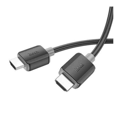 HOCO HDTV 4K HD Data Cable, 2.0 Male-To-Male, 18Gbps Transfer Speed, 3-Meters, US08, Black HOCO HDTV 4K HD Data Cable, 2.0 Male-To-Male, 18Gbps Transfer Speed, 3-Meters, US08, Black - Image 1