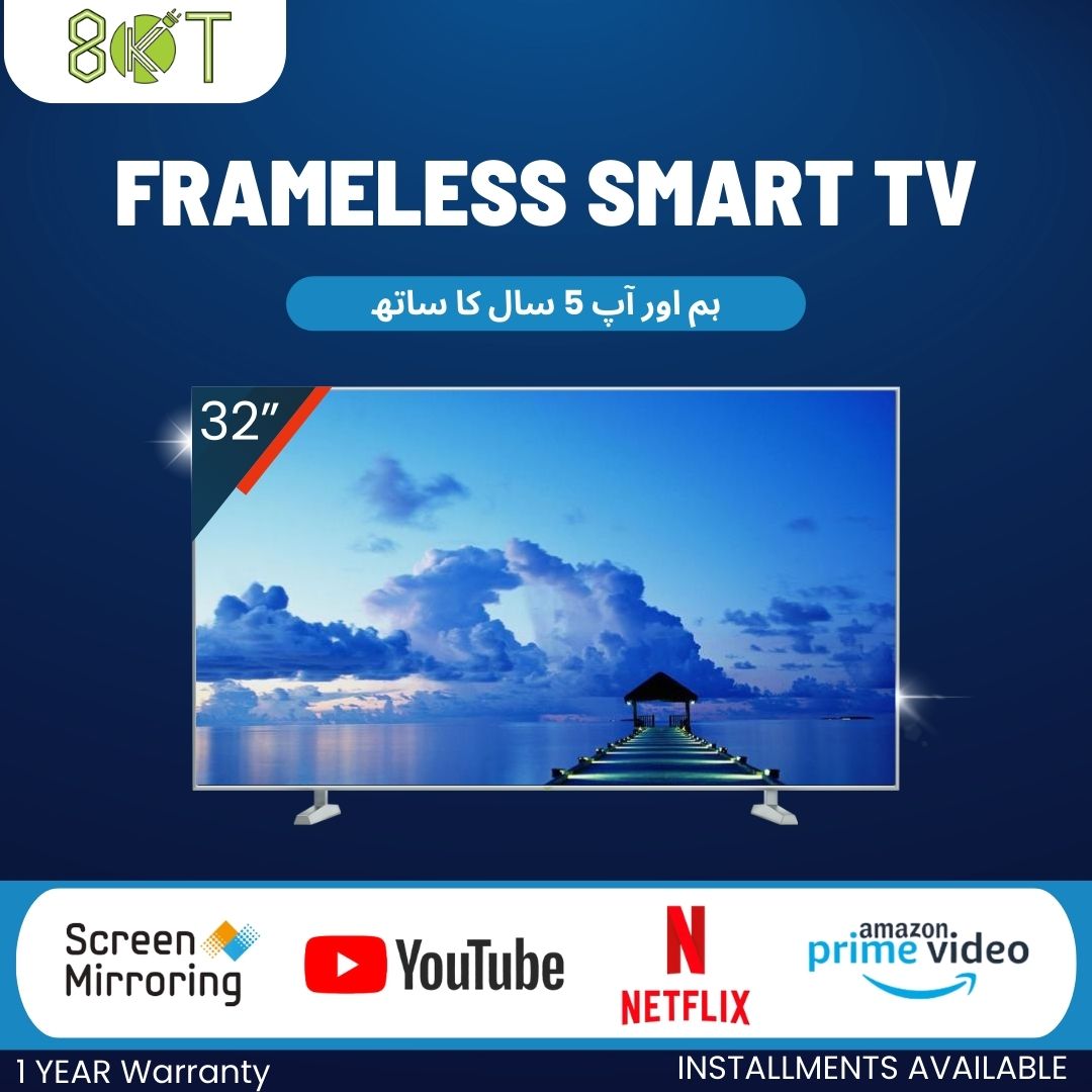 8kT 32” Smart LED TV Android OS Full HD 1-Year Warranty 8kT 32 Inch Smart LED TV Android OS 8kT 32” Smart LED TV Android OS Full HD 1-Year Warranty 8kT 32 Inch Smart LED TV Android OS - Image 1