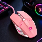 RGB Wired Gaming Mouse 3200 DPI with Mouse Pad