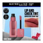 Maybelline New York Superstay Teddy Tint, Lip and Cheek Color, 5ml, 55 Knee High