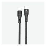 West Point Fast Charging 2m Lightening Data Cable, Black, WP-352